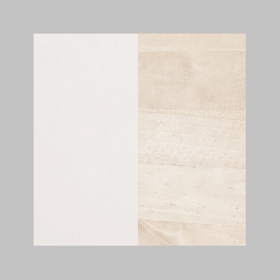 Light Oak and White